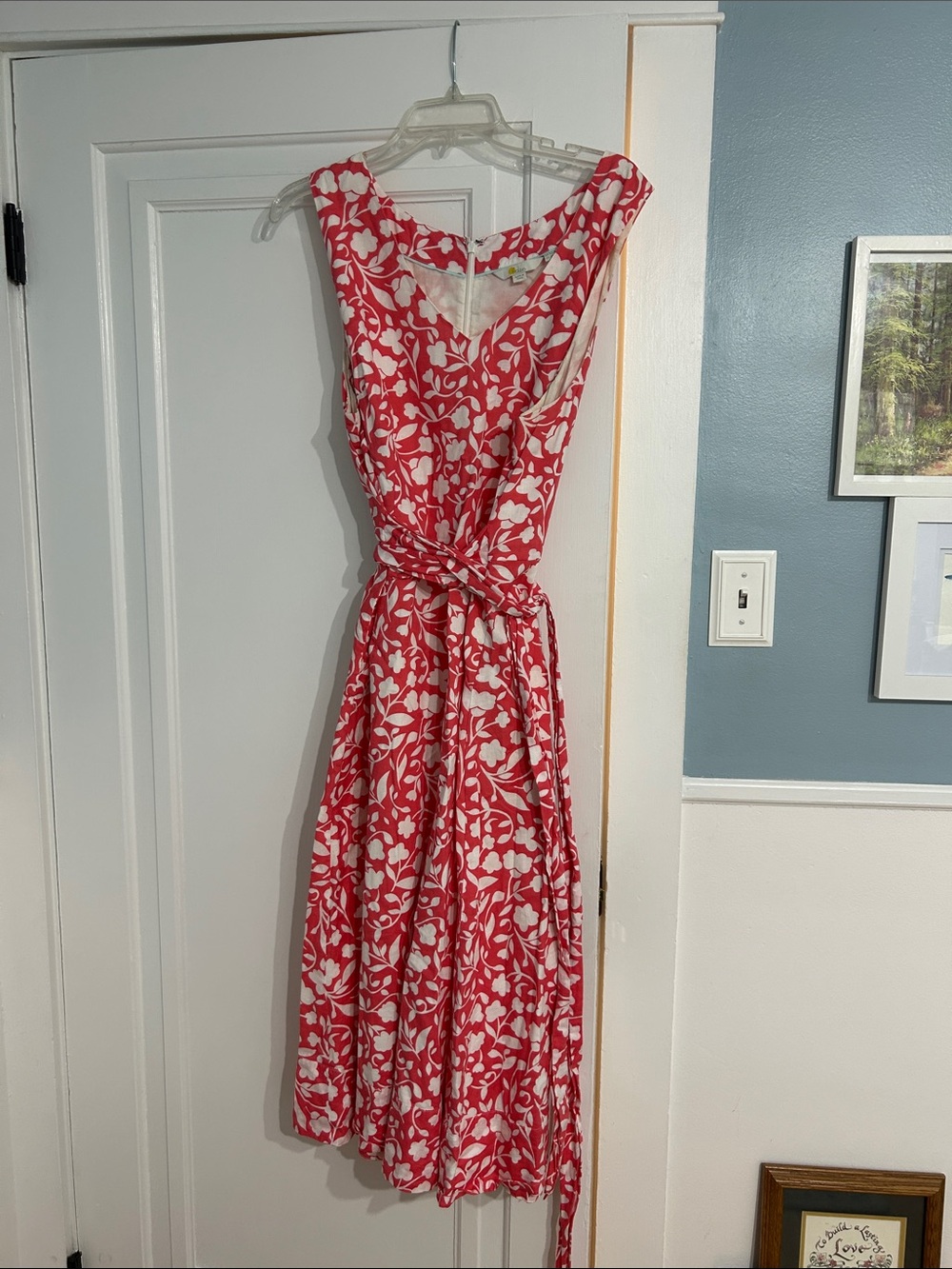EUC Boden cotton dress full lined pockets